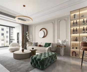 Modern A Living Room-ID:839723113