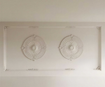 French Style Plaster Carved Top Plate-ID:621853119