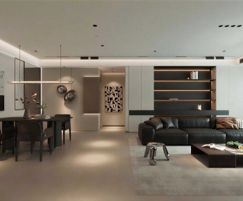 Modern A Living Room-ID:995171136