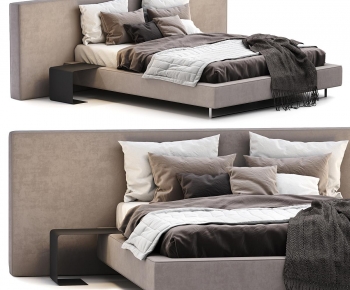 Modern Double Bed-ID:173007018