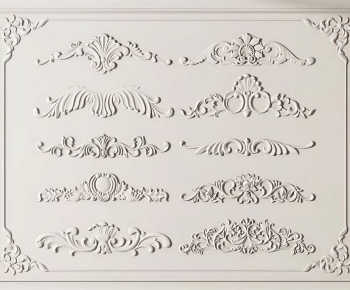 Simple European Style Carving-ID:895237927