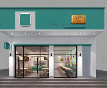 Modern Facade Element-ID:447983036