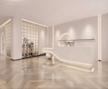 Modern Office Reception Desk-ID:995729925