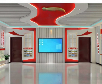 Modern Exhibition Hall-ID:804883003