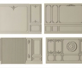 Simple European Style TV Wall-ID:860702045