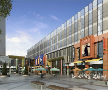 Modern Appearance Of Commercial Building-ID:370613101