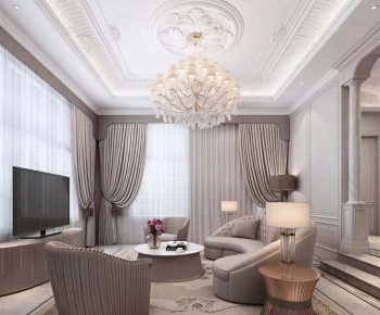 Modern A Living Room-ID:692575939