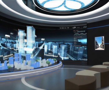 Modern Exhibition Hall-ID:760946991