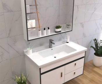 Modern Bathroom Cabinet-ID:347167975