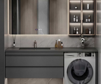 Modern Bathroom Cabinet-ID:624413015