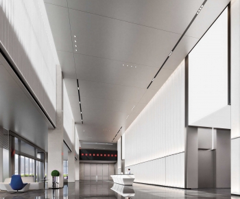 Modern Office Reception Desk-ID:196871041