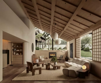 Modern A Living Room-ID:257487068