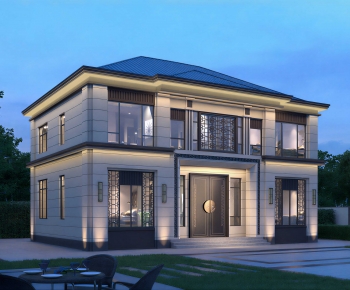 New Chinese Style Detached Villa-ID:147182942