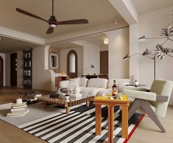 Modern A Living Room-ID:268106946