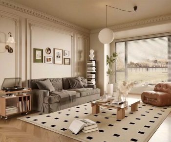 Modern A Living Room-ID:865892898