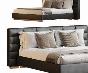Modern Double Bed-ID:166420912