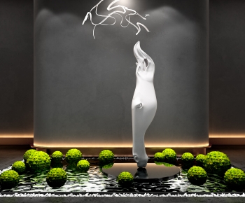 Modern Plant Landscaping-ID:418931968