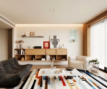 Modern A Living Room-ID:364722973