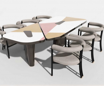 Modern Dining Table And Chairs-ID:786099918