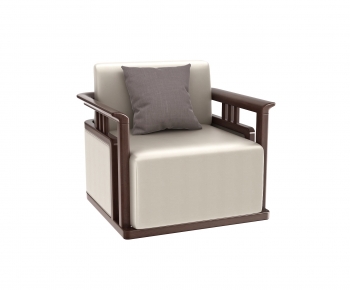 New Chinese Style Single Sofa-ID:673444032