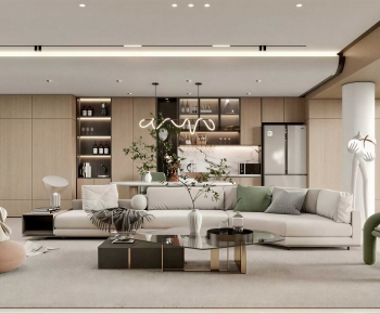 Modern A Living Room-ID:398420109
