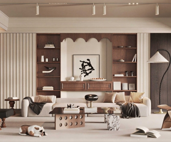 Modern A Living Room-ID:491489894