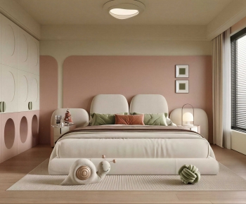 Wabi-sabi Style Bedroom-ID:323829899