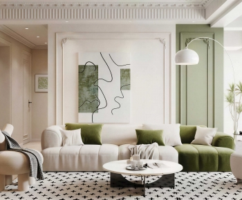 French Style A Living Room-ID:871514088