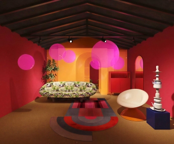 Modern A Living Room-ID:865425115