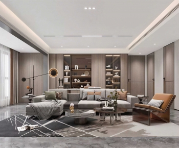 Modern A Living Room-ID:283936027