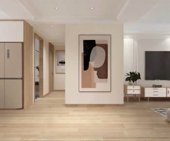 Modern A Living Room-ID:998349278