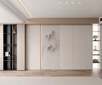 New Chinese Style TV Wall-ID:850907098