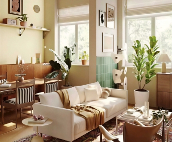 Modern A Living Room-ID:245501044