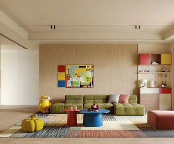 Modern A Living Room-ID:236382967