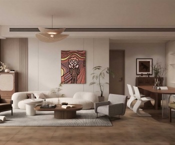 Modern A Living Room-ID:873831031