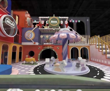 Modern Children's Amusement Park-ID:730669985