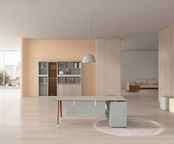 Modern Office Desk And Chair-ID:317032105