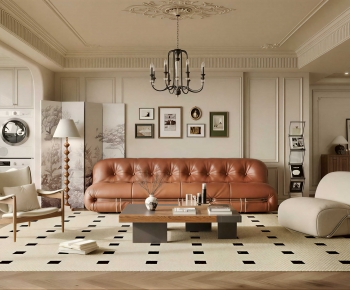 French Style A Living Room-ID:791719919