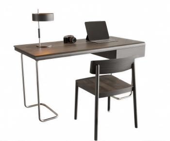 Modern Computer Desk And Chair-ID:264914993