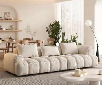 Modern Three-seat Sofa-ID:604081232