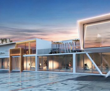 Modern Building Appearance-ID:585977082