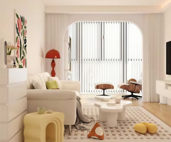 Modern A Living Room-ID:967988018