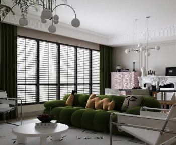 French Style A Living Room-ID:731623898