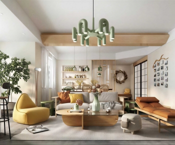 Modern A Living Room-ID:245351084