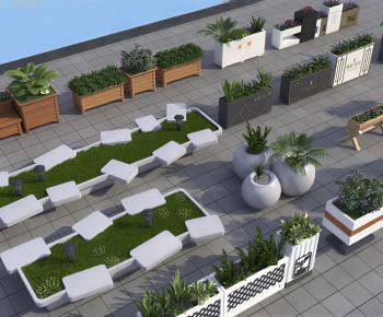 Modern Flower Bed, Flower Bowl, Flower Box-ID:279431106