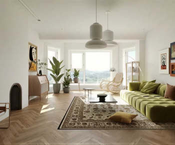 Modern A Living Room-ID:871159082