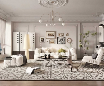 French Style A Living Room-ID:798636918