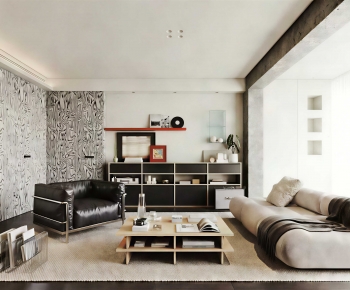 Modern A Living Room-ID:218409064