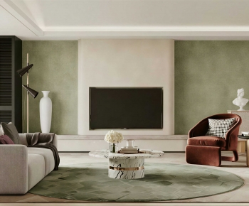 Modern A Living Room-ID:786374099