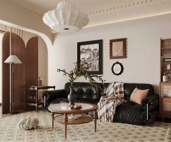 Modern A Living Room-ID:495278893